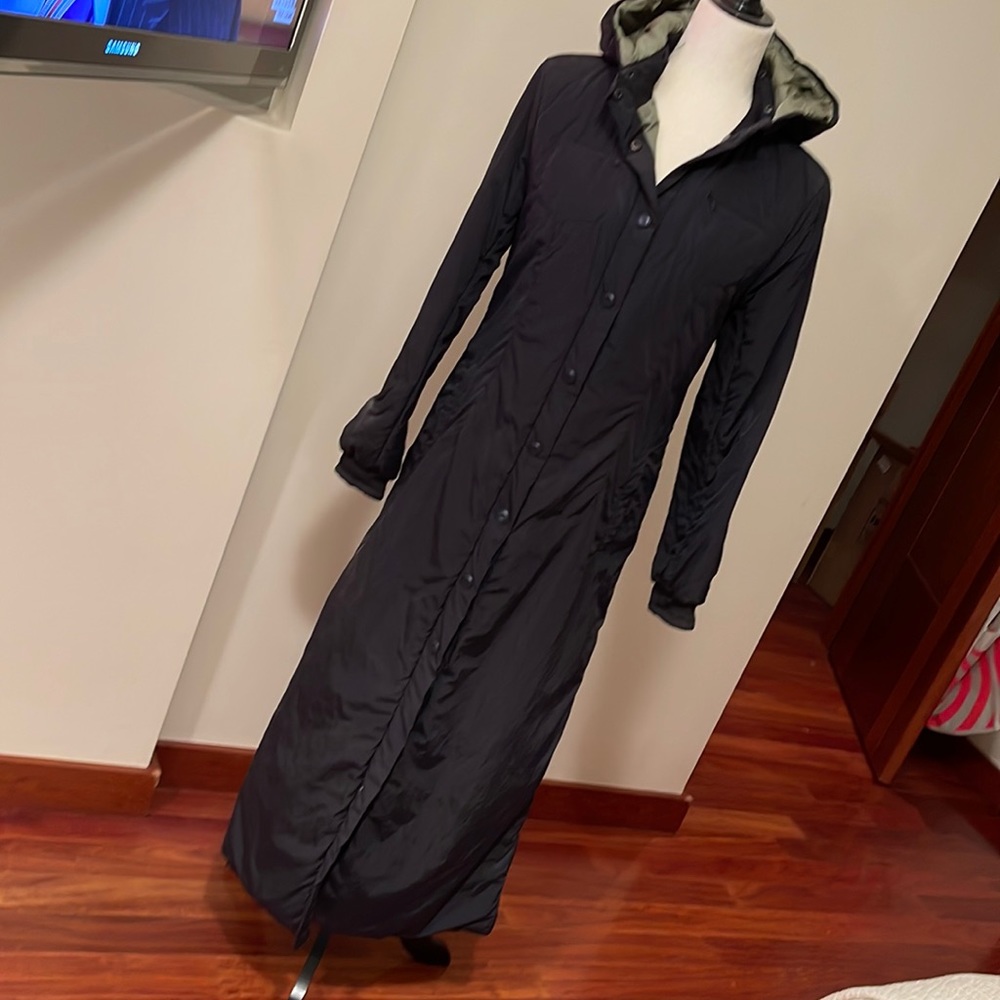 Awesome, black COP COPINE long coat..  size 39